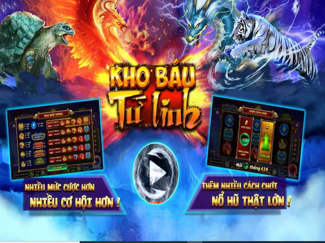 Hướng dẫn chơi kho báu tứ linh Go88 chuẩn cao thủ