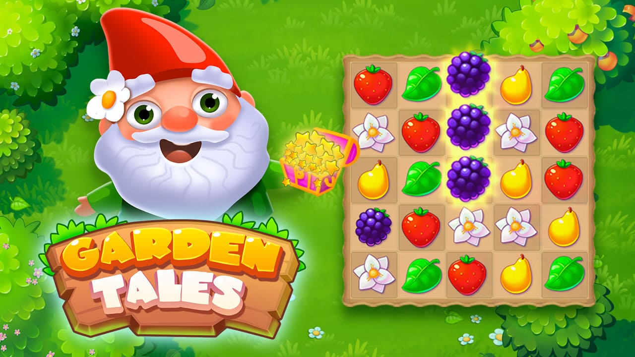 Garden Tales 1 - Jogue no Game XD esse jogo de match-3
