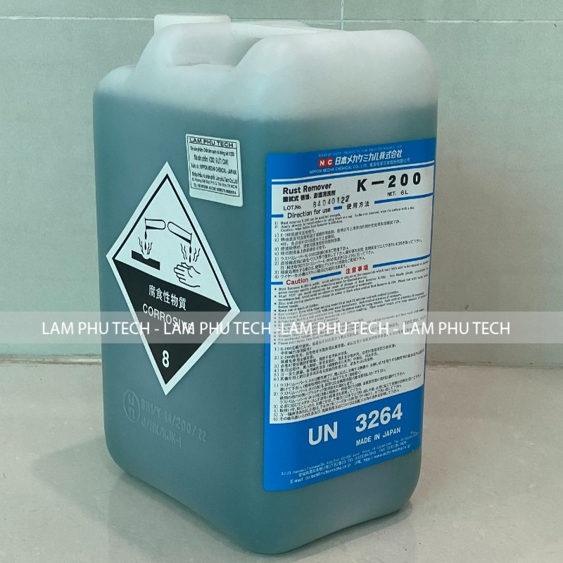 CHẤT TẨY RỬA K-200 (6LÍT/CAN): Giải pháp tối ưu cho việc tẩy rửa chi tiết sau gia công cắt dây tia lửa điện - Máy Cắt Dây EDM