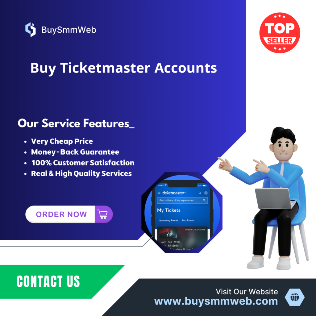 Buy Ticketmaster Accounts - BuySmmWeb