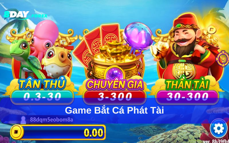 Bắt Cá Phát Tài - Game hot với 03 phòng chơi chuyên nghiệp