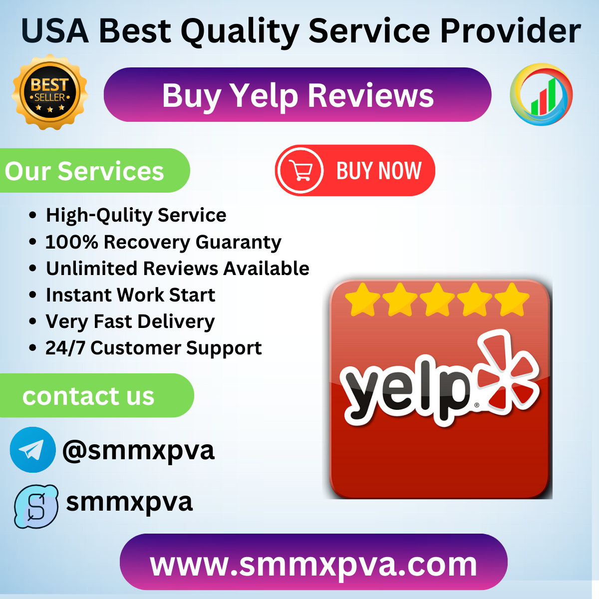 Buy Yelp Reviews - 100% Safe & Real Reviews
