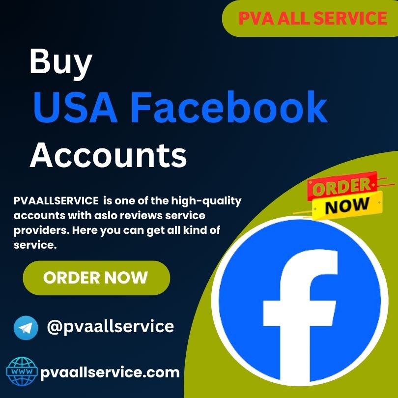 Buy USA Facebook Accounts - PVA All Service