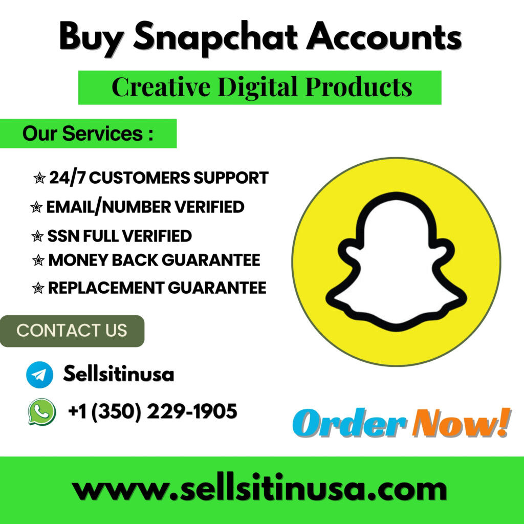 Buy Snapchat Accounts - 100% Completed Profile