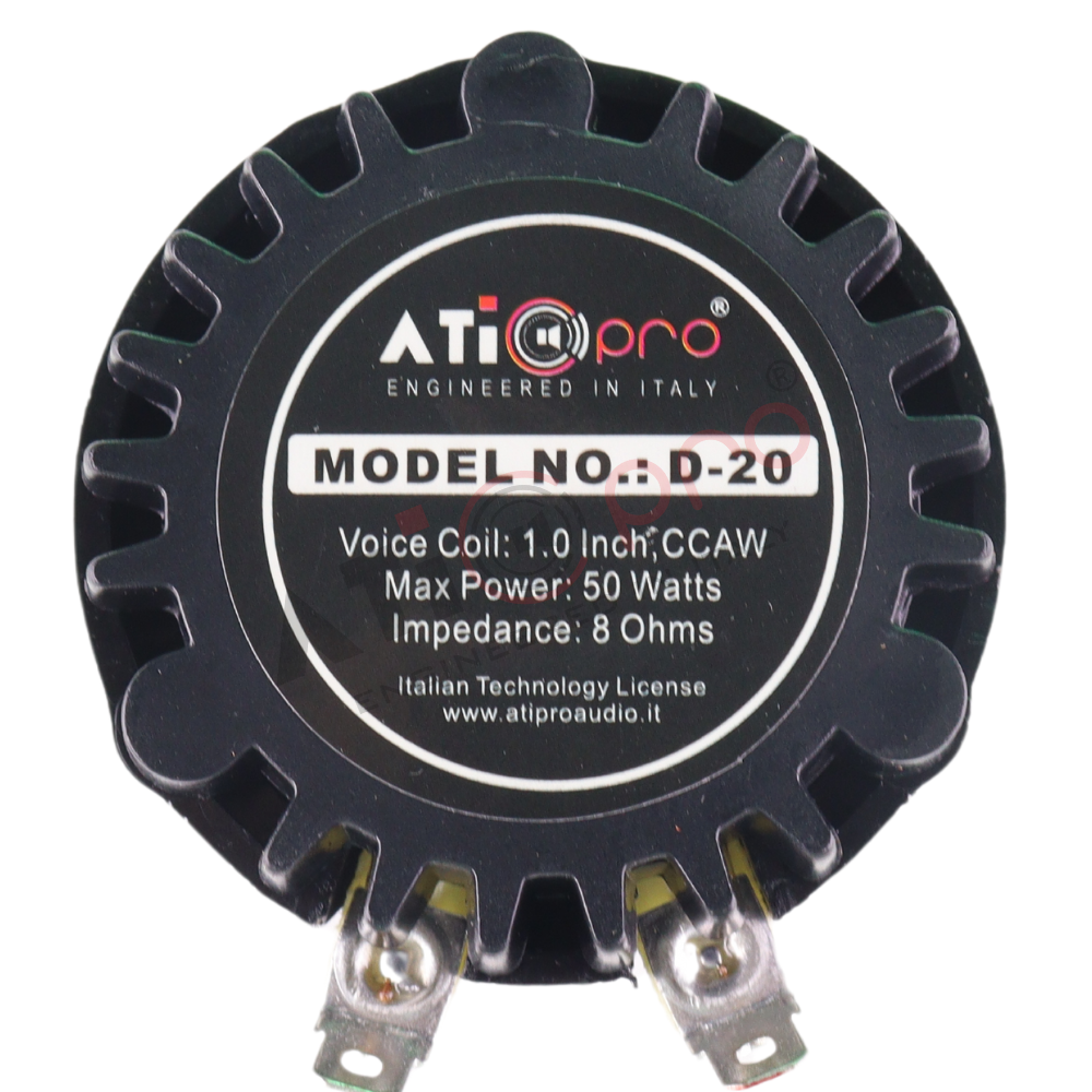 Neodymium HF Compression Driver 20 Watt Model D-20 - Compression Drivers