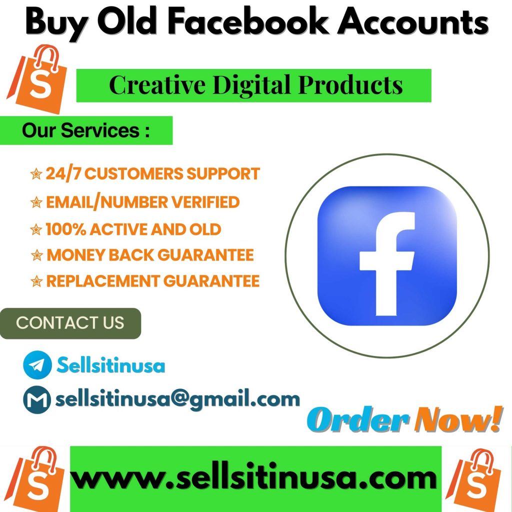 Buy Old Facebook Accounts - 100% Active And Old
