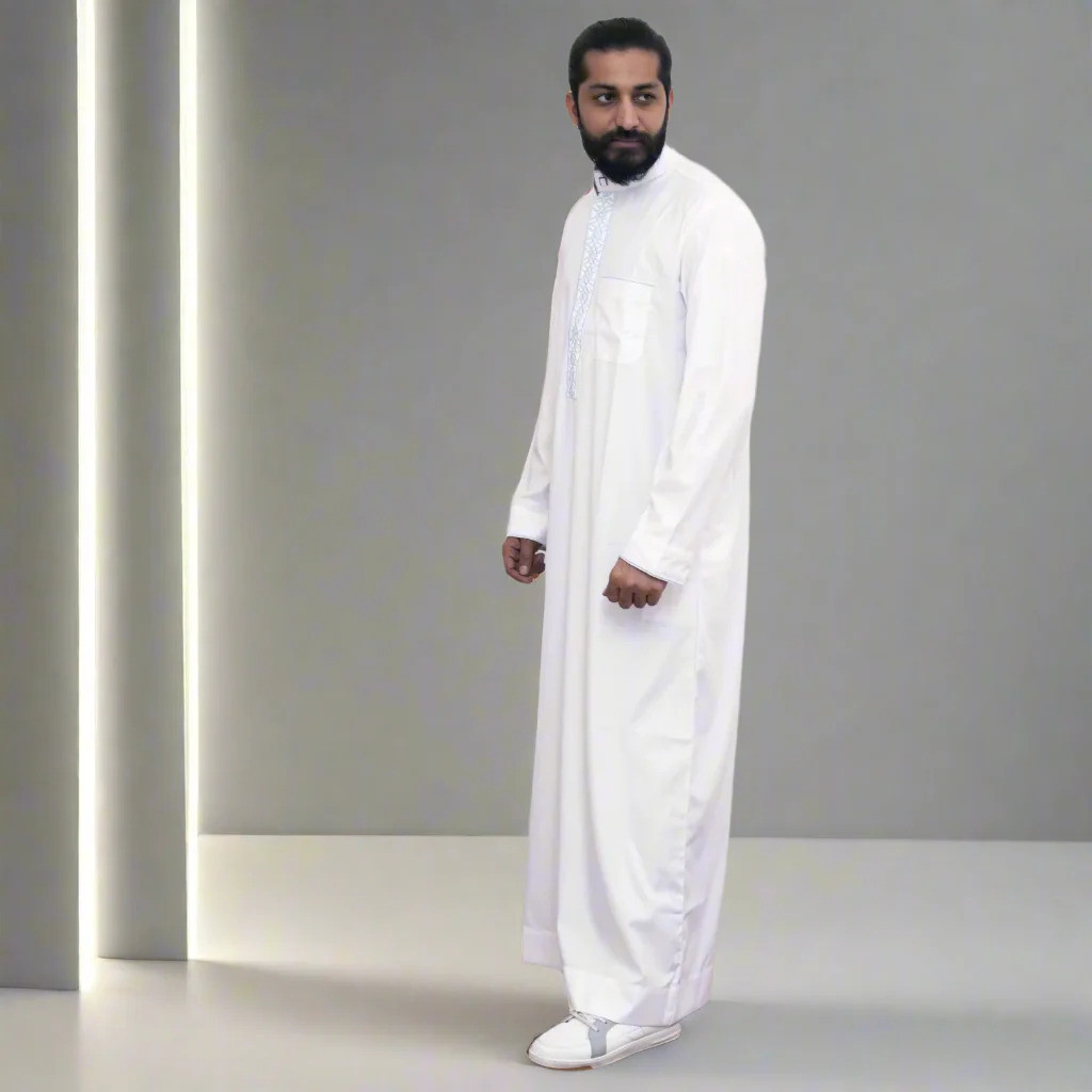 Prestige White Thobe: Style, Comfort & Sophistication