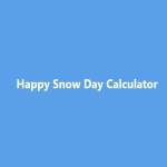 Happy Snow Day Calculator Profile Picture