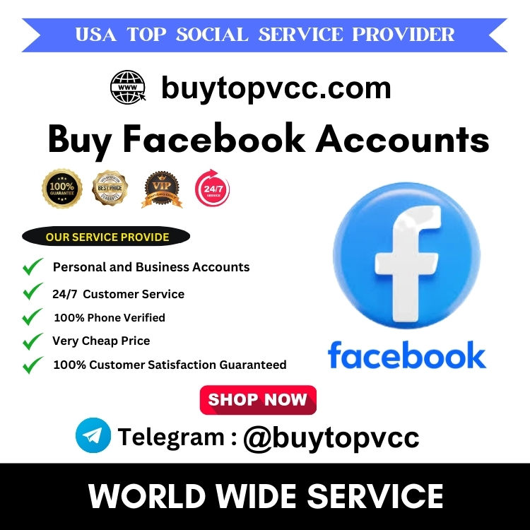 Buy Facebook Accounts - Buy Top VCC