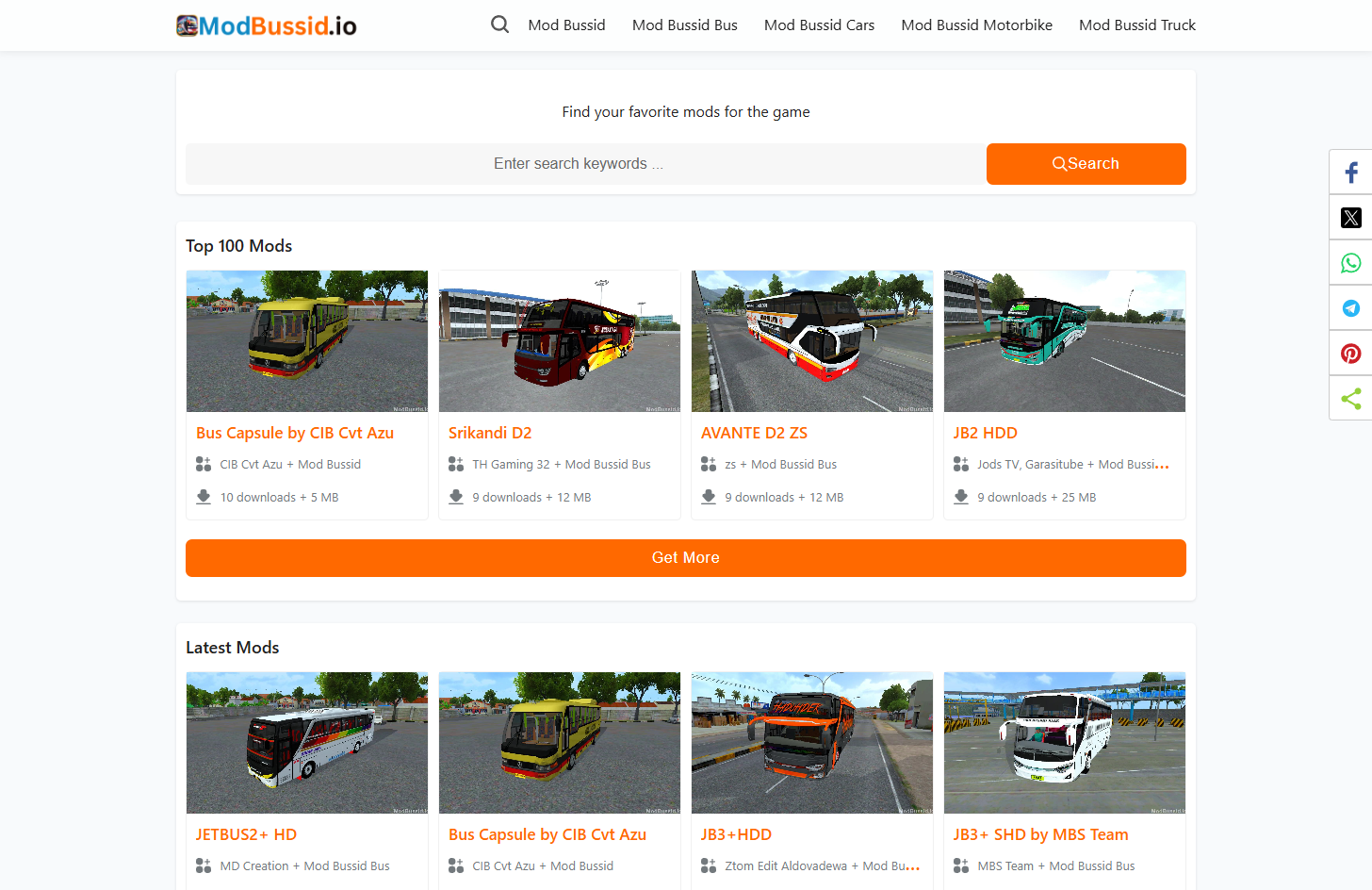 ModBussid.io - Download Mod Bussid Bus, Truck, Cars & Motorbike Free