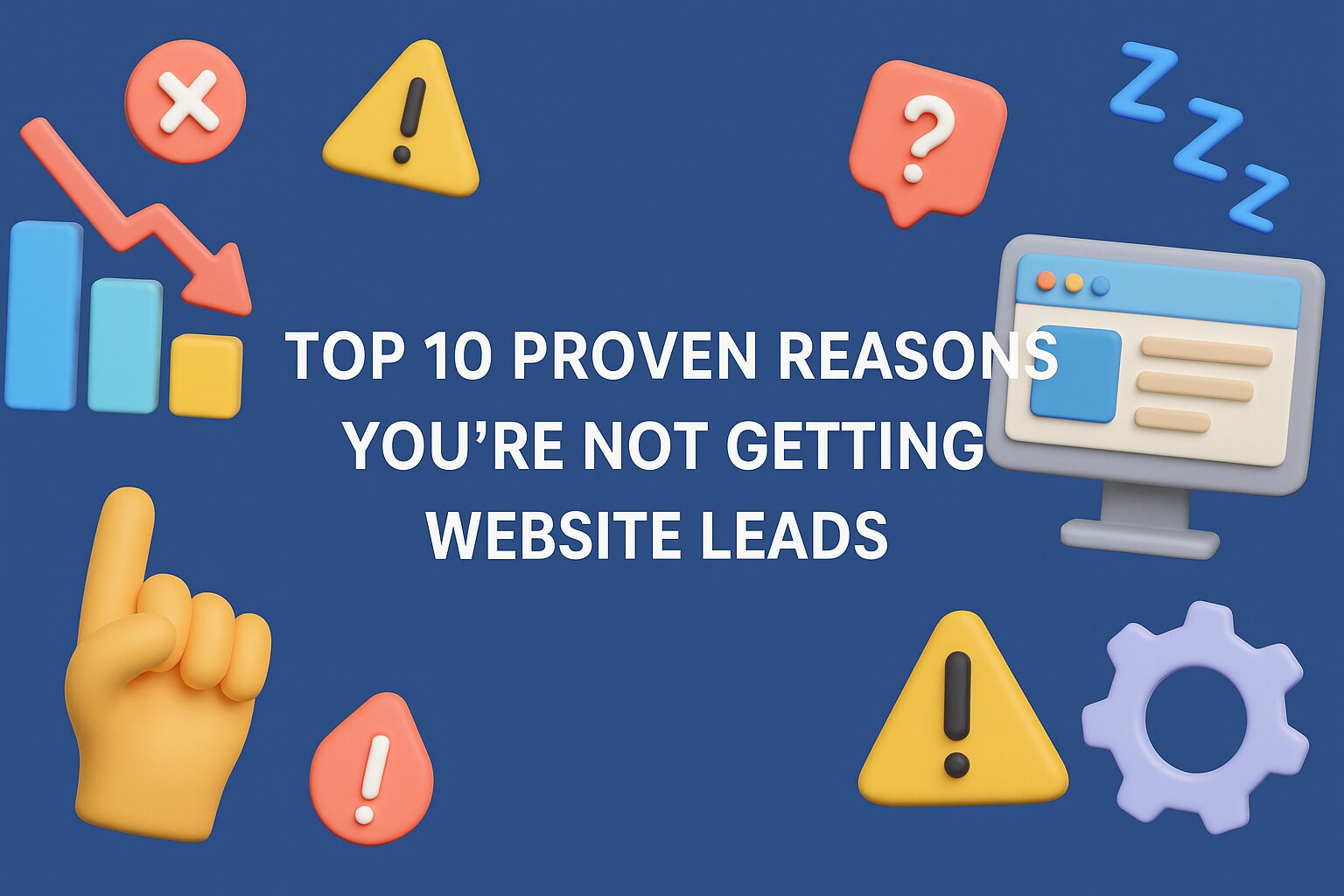 Top 10 Proven Reasons You’re Not Getting Website Leads - Edtech Official Blog