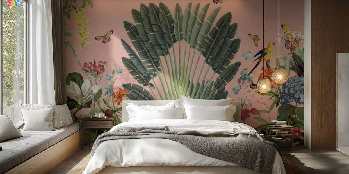 How Can You Mix and Match Decorative Wallpaper Styles for a Unique Bedroom?