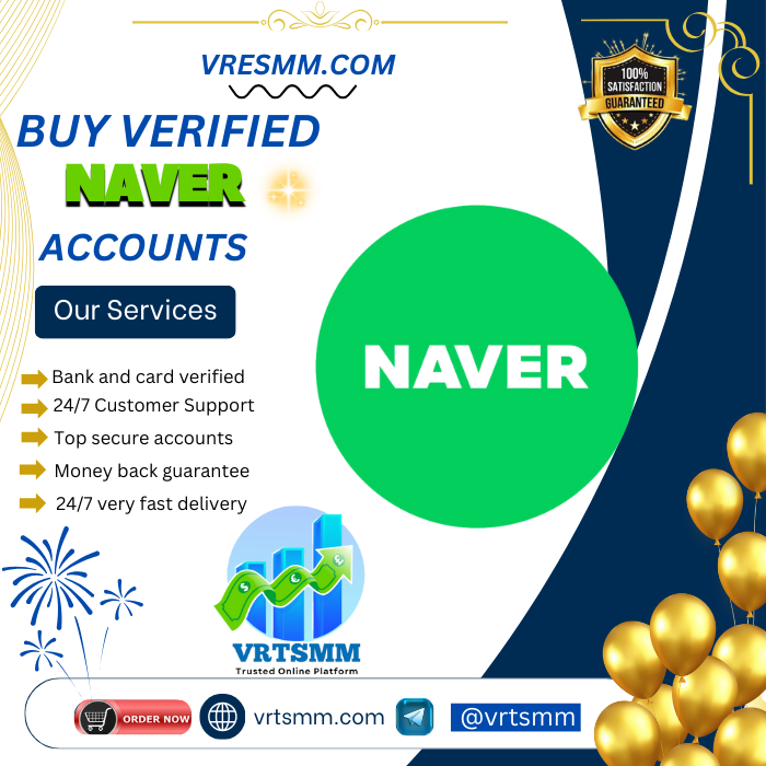 Buy Verified Naver Accounts - vrtsmm.com