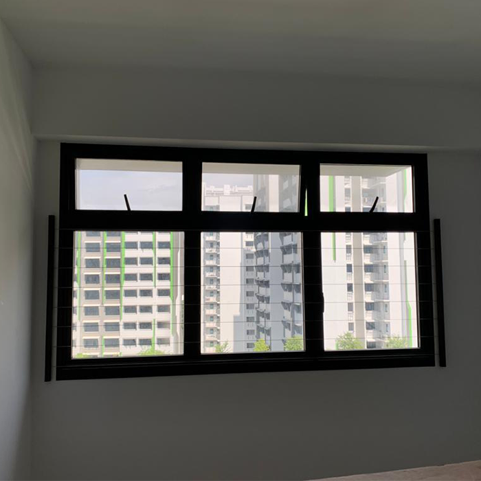Sliding Invisible Grille Singapore | Balcony & Window Grill Price