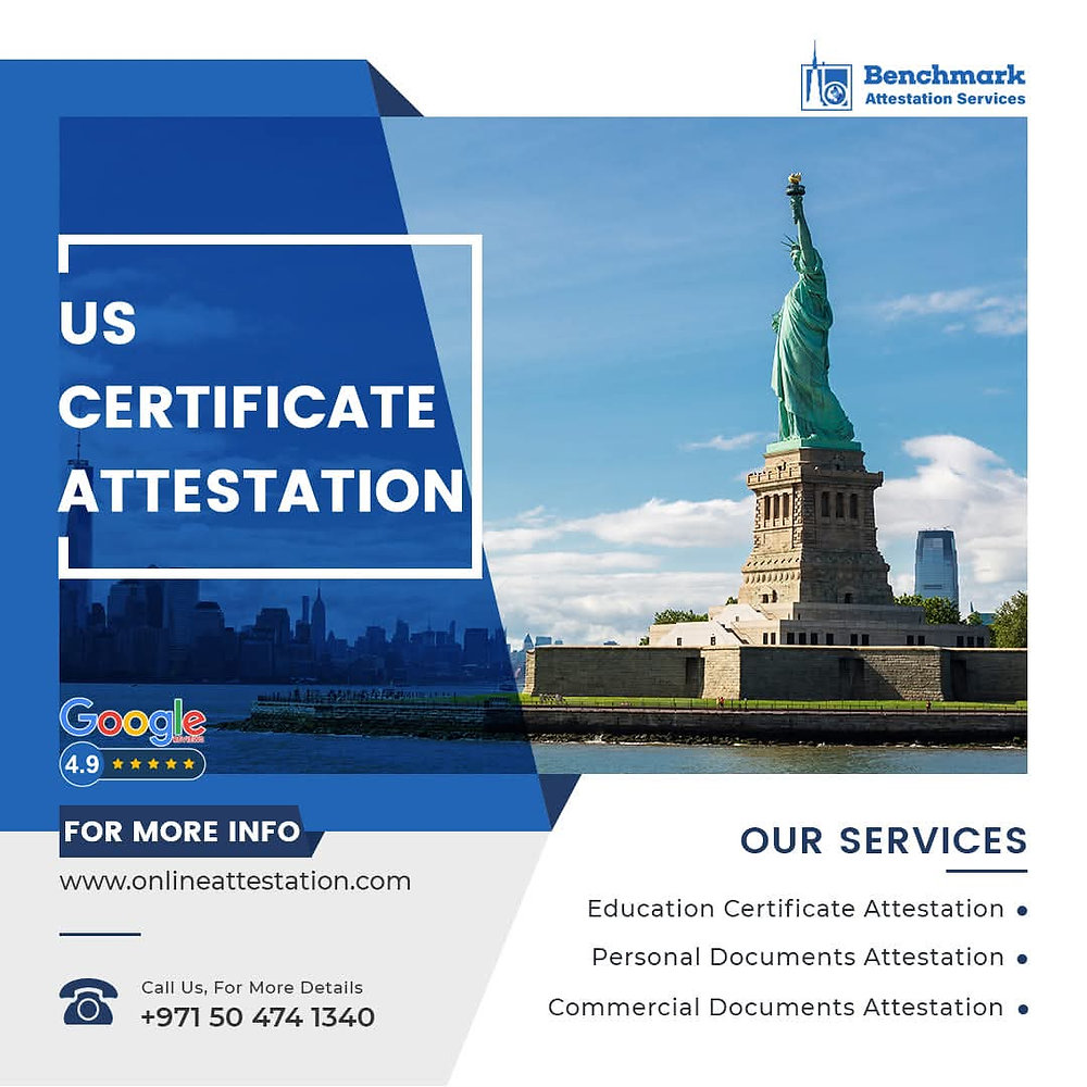 From Notary to MOFA: Complete US Certificate Attestation Simplified