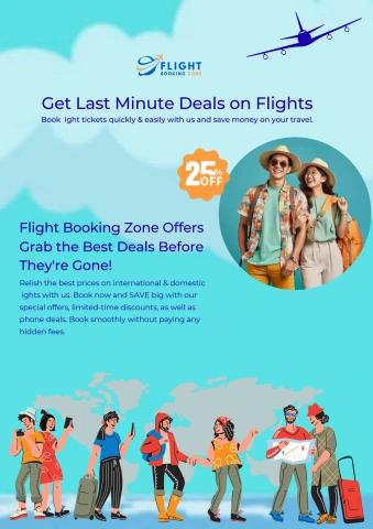 Book Cheap Same Day Flights Tickets from Flight Booking Zone
