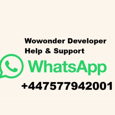 wowonder modifications Profile Picture