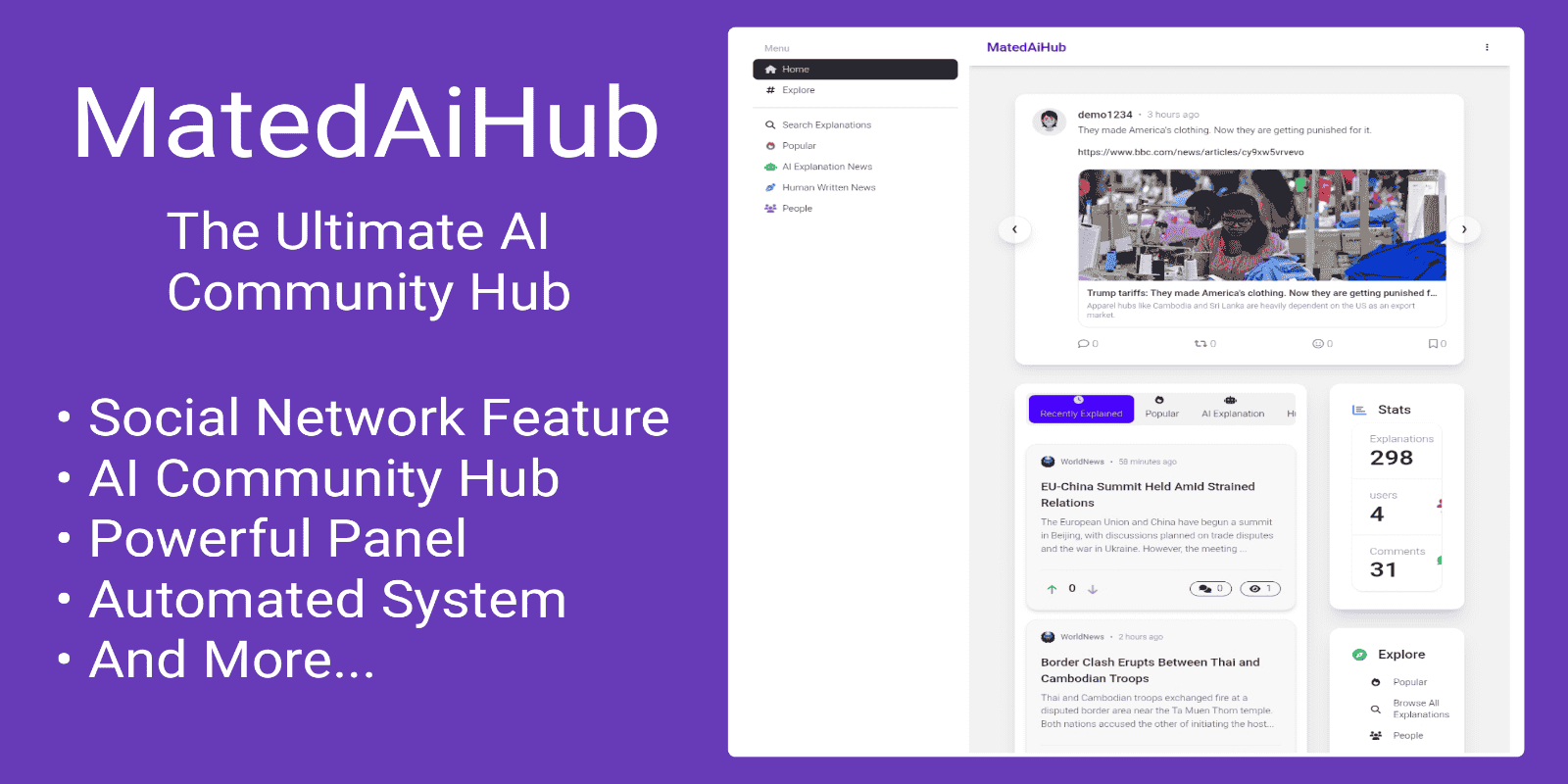 MatedAiHub - The Ultimate AI Community Hub | MatedAiHub
