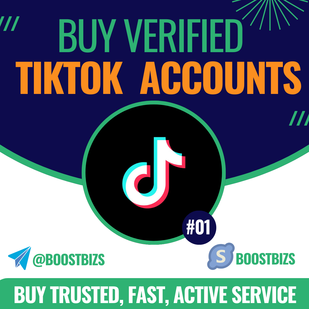 Buy TikTok Account - BOOSTBIZS