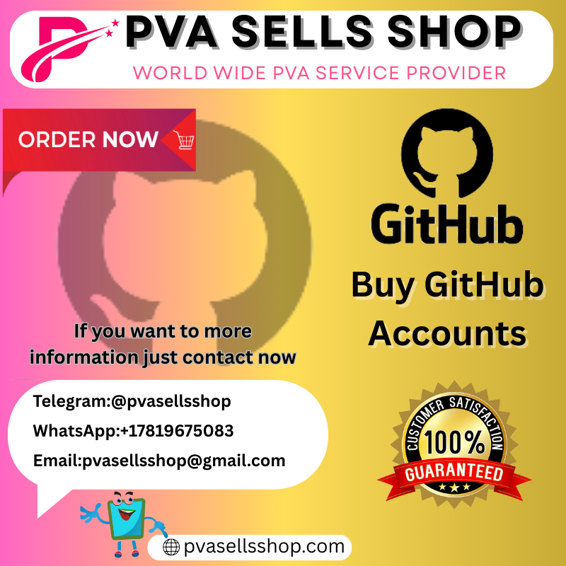 Buy GitHub Accounts 100% Active & Old,New ...