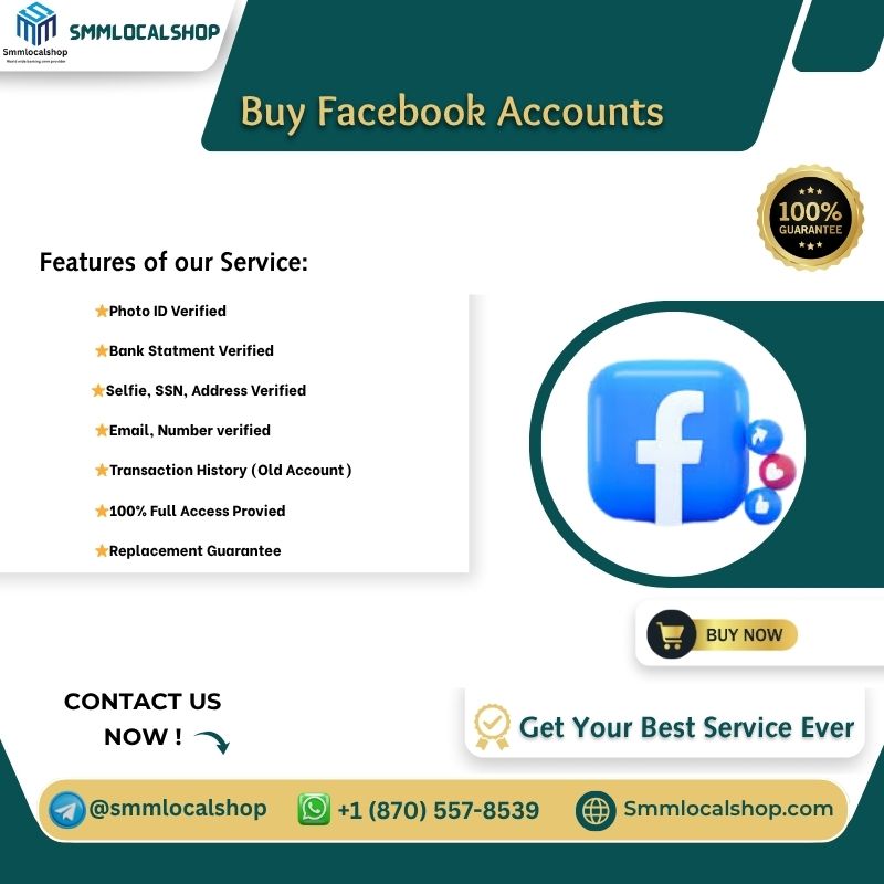 Buy Facebook Accounts - Cheap, (Pva & Bulk) Smmlocalshop