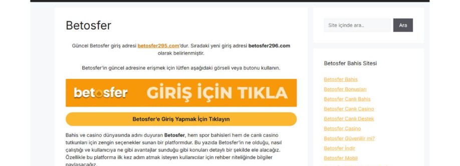 Betosfer Giris Cover Image