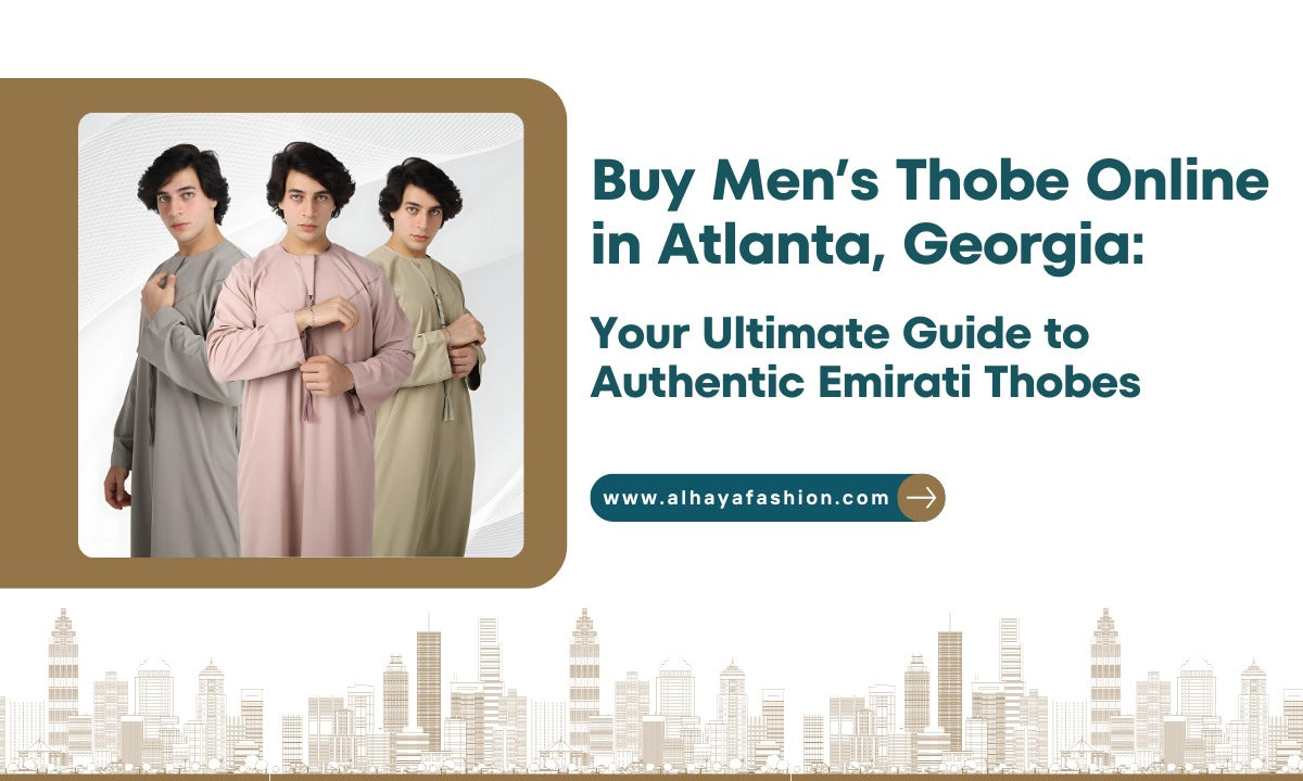 Buy Men’s Thobe Online in Atlanta, Georgia | Alhaya Fashion