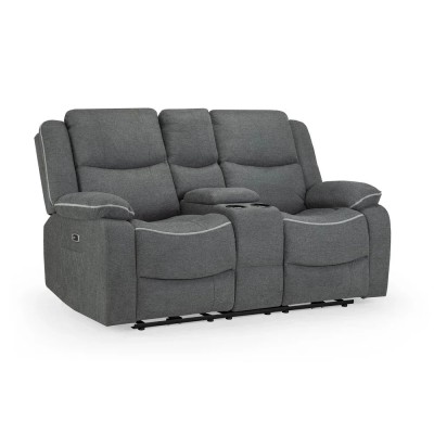 Colorado Electric Recliner Sofa | Fabric Grey 2 Seater | 168 CM Profile Picture