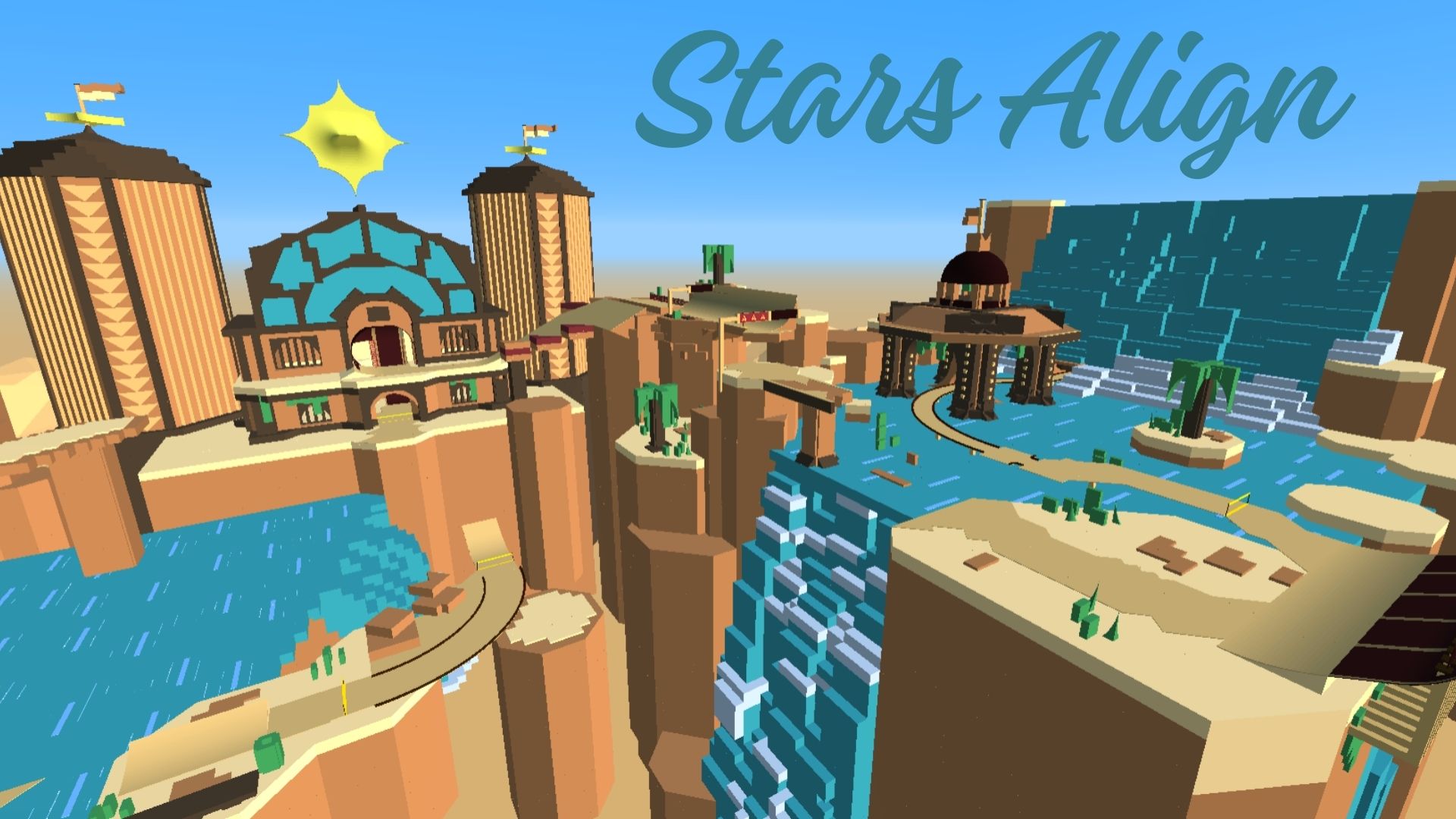 Stars Align Polytrack Tech Desert Themed Racing Track