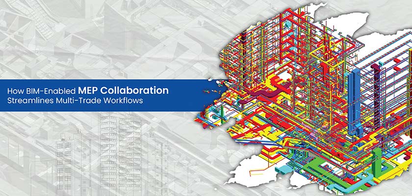 BIM MEP coordination for efficient multi-trade collaboration