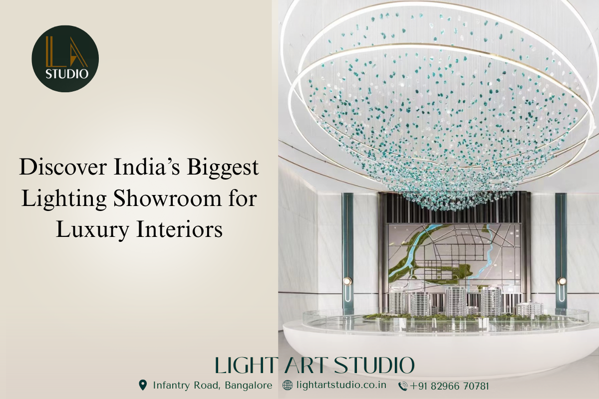 Discover India’s Biggest Lighting Showroom for Luxury Interiors