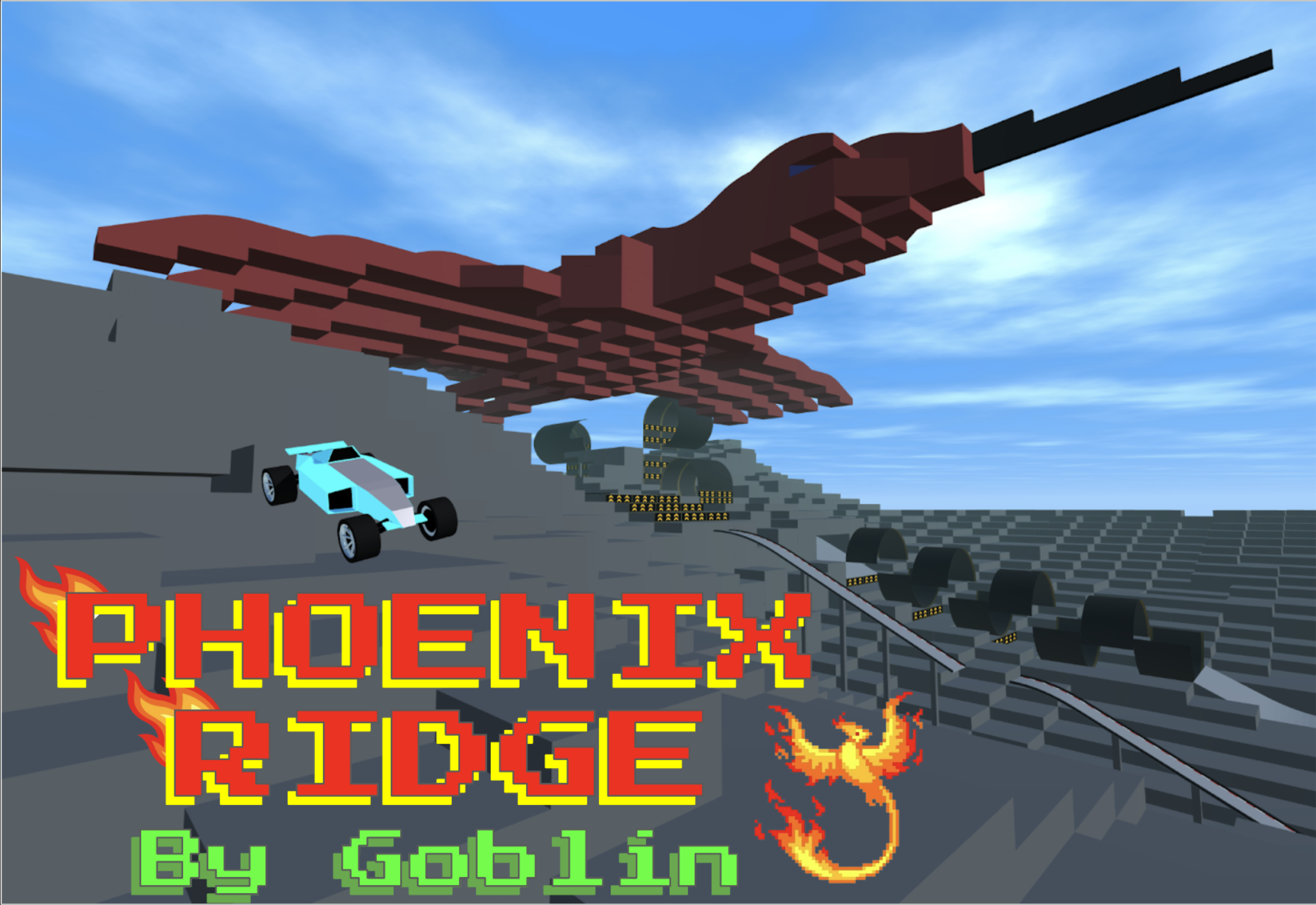 Polytrack game custom track - Phoenix Ridge Fullspeed