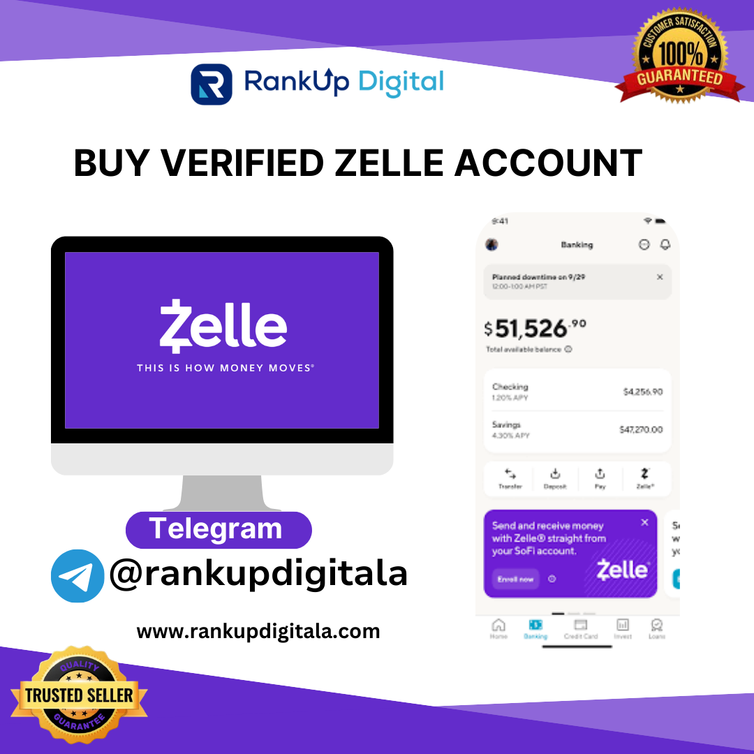 Buy Verified Zelle Account | 30 Days Replacement Guarantee