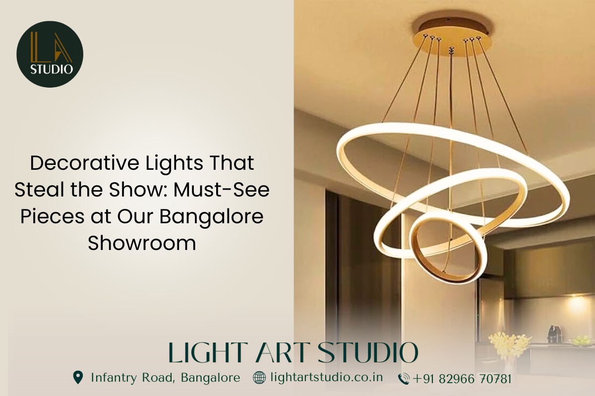Decorative Lights, Must-See Pieces at Our Bangalore Showroom