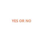 Yes or No Decision wheel