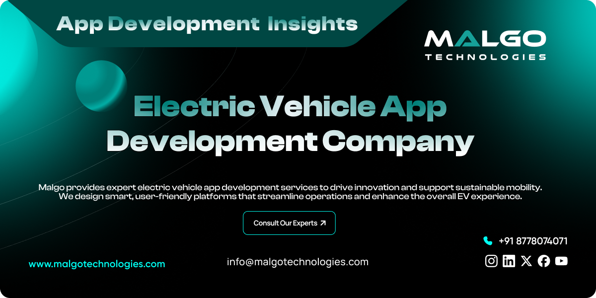 Electric Vehicle App Development Company | Malgo