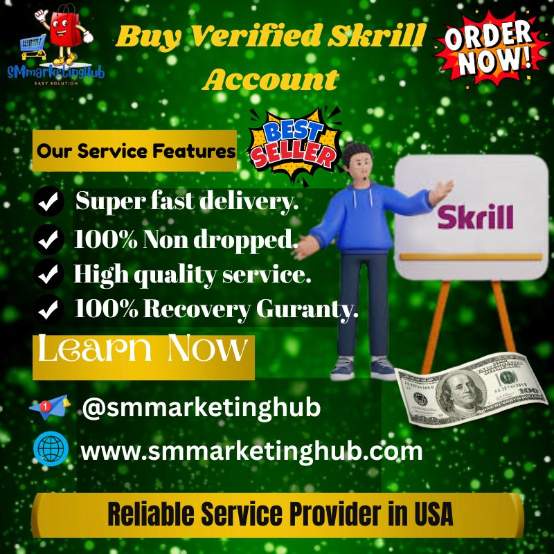 Buy Verified Skrill Account Safe & Secure Accounts