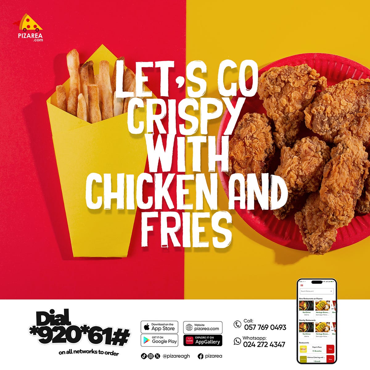 Pizarea Ghana’s Go-To Place for Crispy Chicken Lovers - Pizarea - Medium