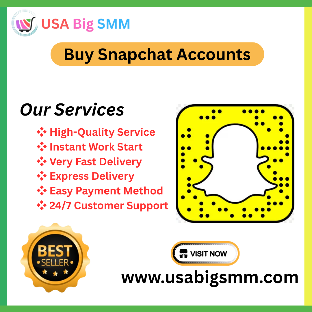 Buy Snapchat Accounts - 100% Human Full Verify Account