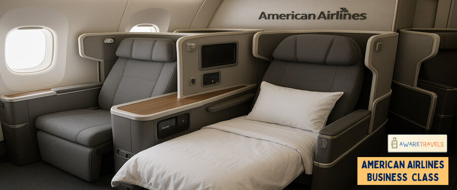 Book or Upgrade to American Airlines Business Class Ticket