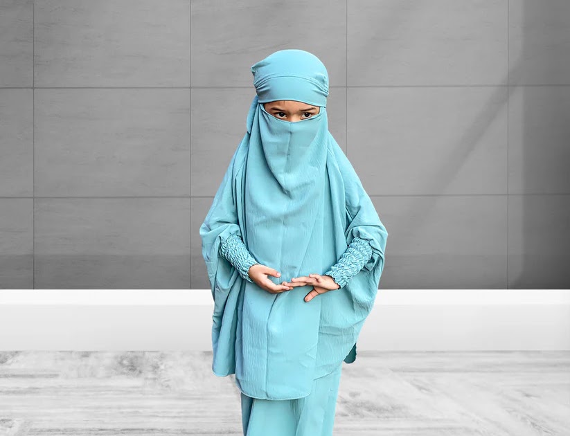 Girls Jilbab Baby Blue Outfit – Perfect Modesty for Modern Times