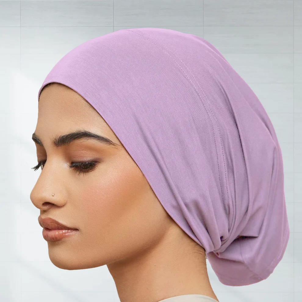 Online Lilac Jersey Inner Cap – Perfect Hijab Undercap