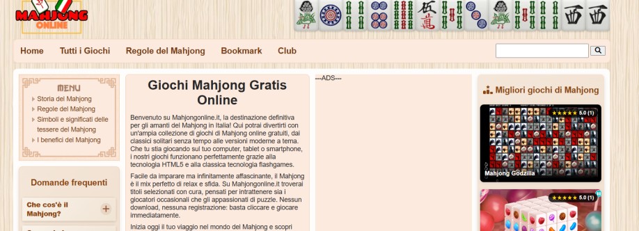 Mahjong Online Cover Image