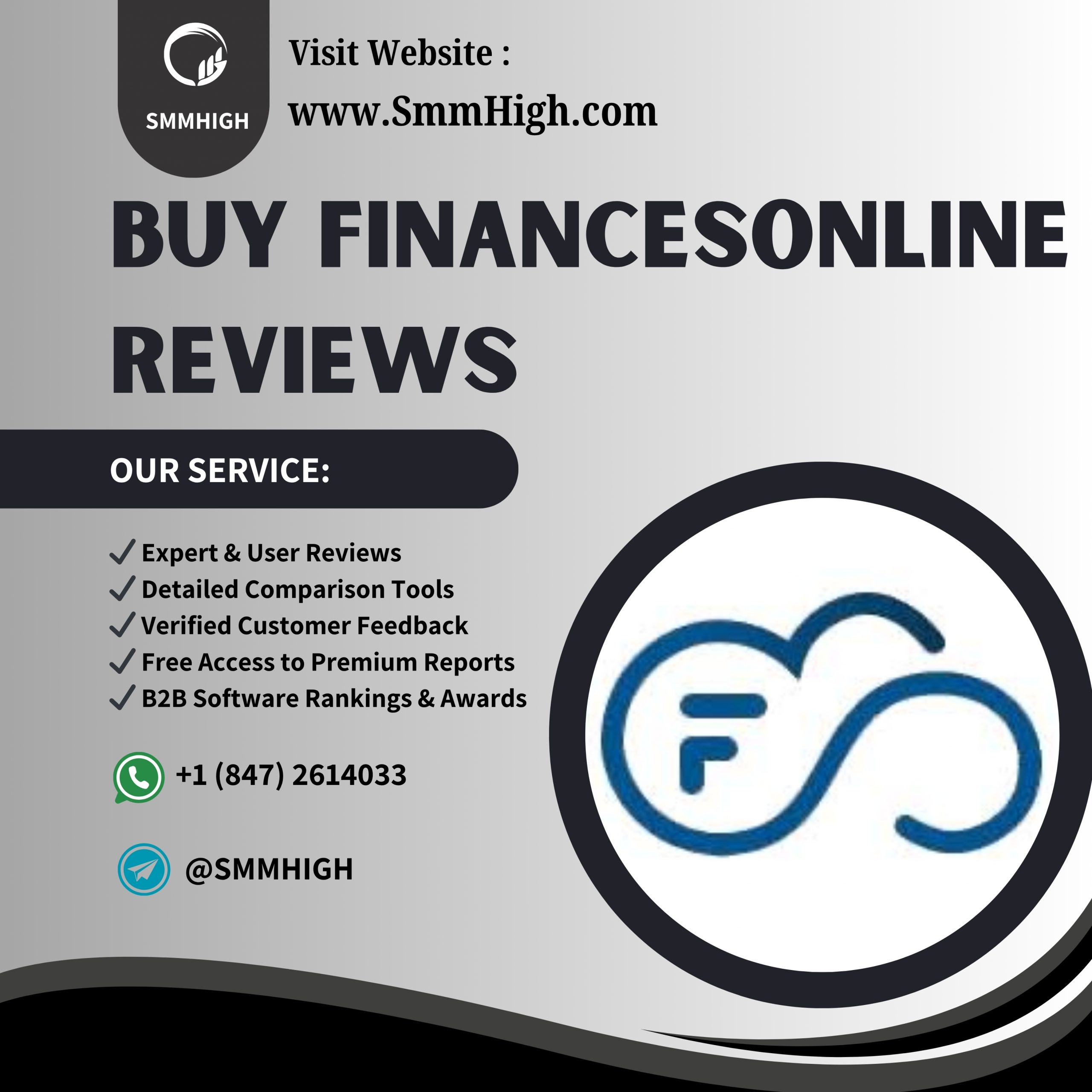 Buy FinancesOnline Reviews - SmmHigh
