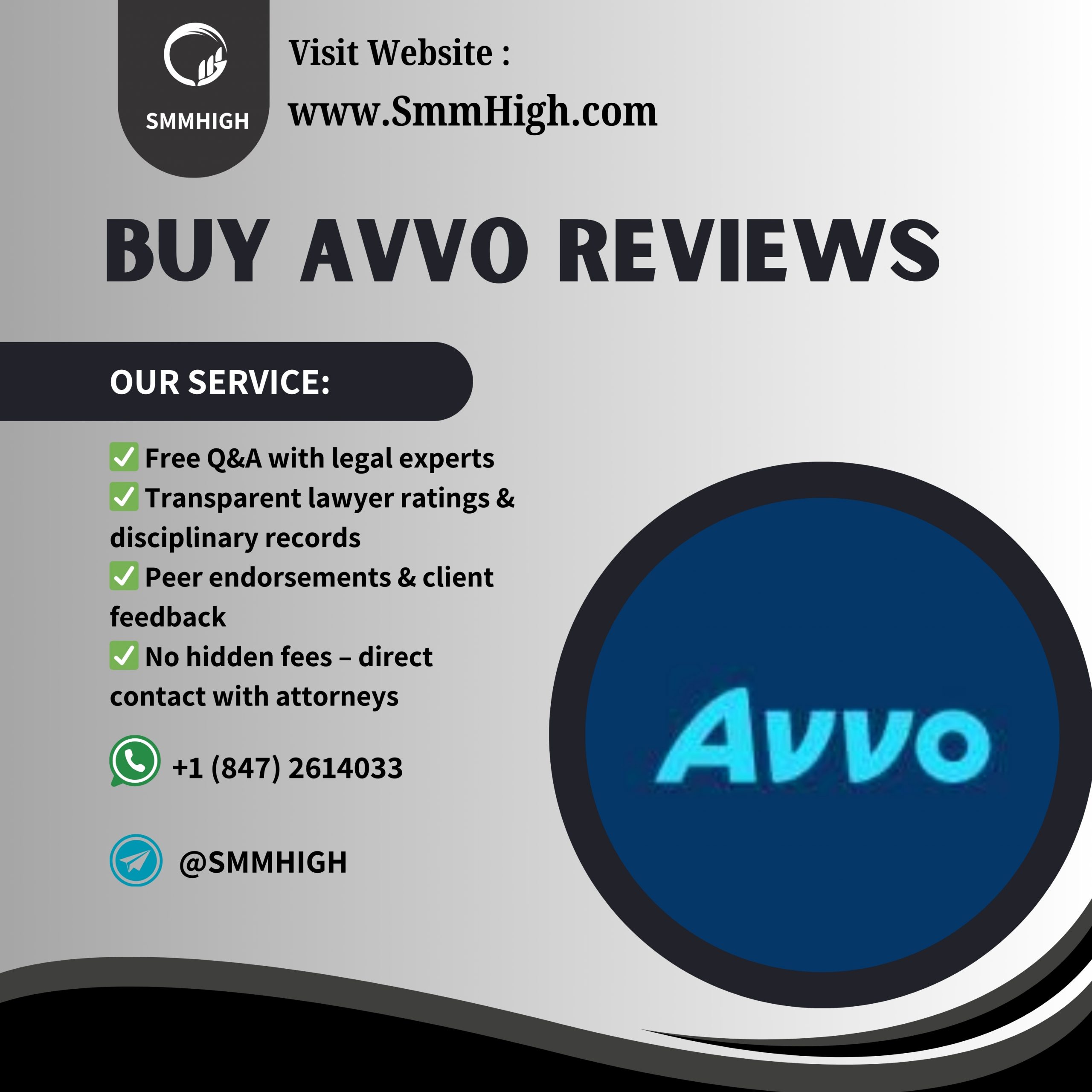 Buy Avvo Reviews - SmmHigh
