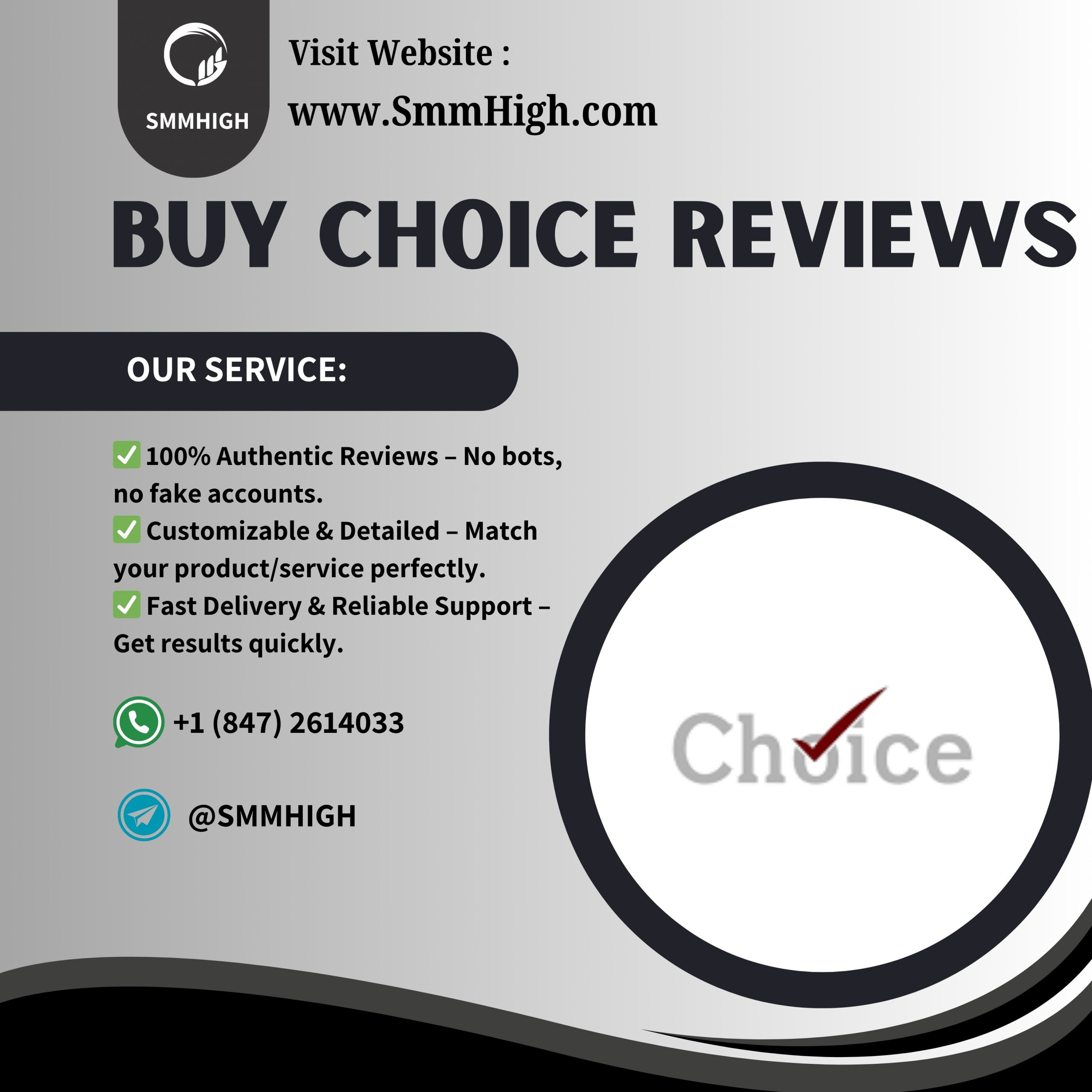 Buy Choice Reviews - SmmHigh