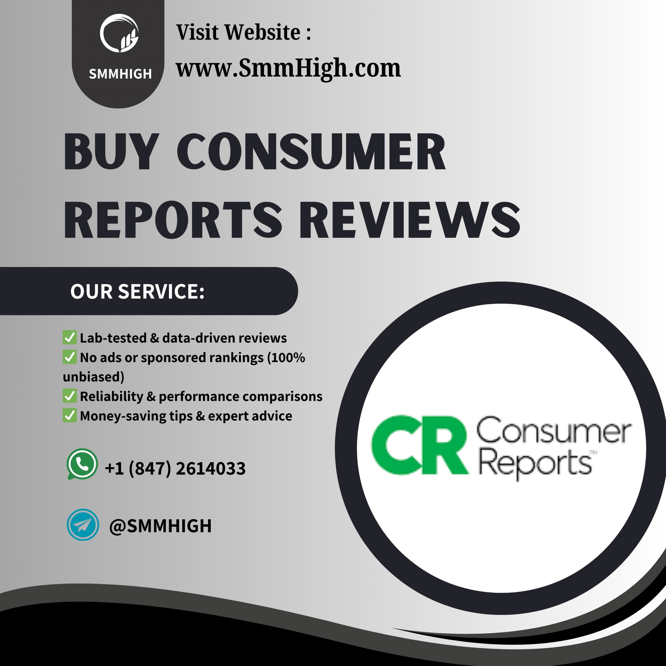 Buy Consumer Reports Reviews - SmmHigh