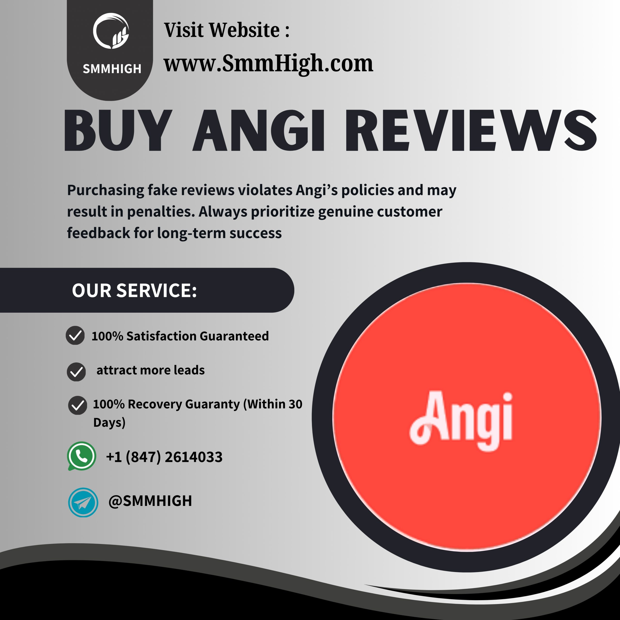 Buy Angi Reviews - SmmHigh
