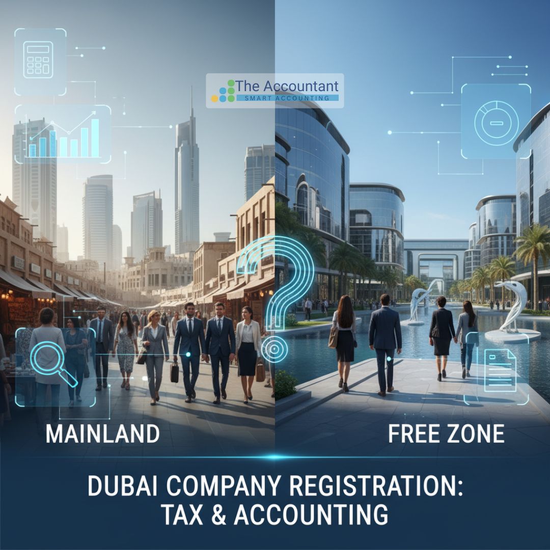 Mainland vs Free Zone in Dubai: Accounting & Tax Guide