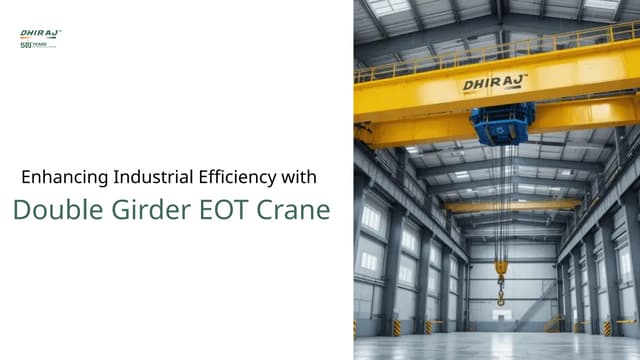 Enhancing Industrial Efficiency with Double Girder EOT Crane | PPTX